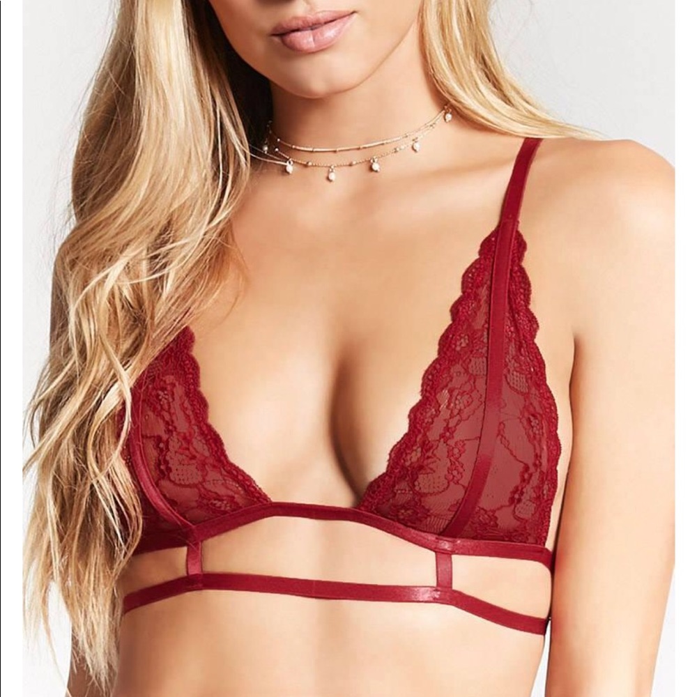 strappy caged bralette